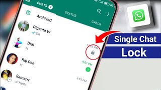 How to Lock Single Chat in WhatsApp | WhatsApp Single Chat Lock | Single chat lock kaise kare screenshot 3