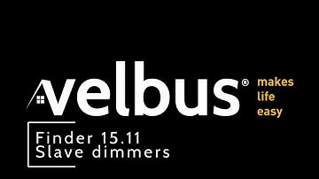 Velbus Finder 15.11 Slave dimmers (Mains 100W LED or 400W incandescent)