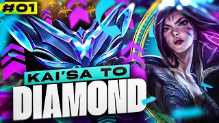 Kai'Sa Unranked to Diamond #1 - Season 13 Kai'Sa Gameplay | Kai'Sa ADC Gameplay Guide