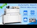 ZONESUN ZS-ZQ15 Horizontal Beverage Can Bottles Sleeve Steam Heat Shrink Tunnel Packaging Machine