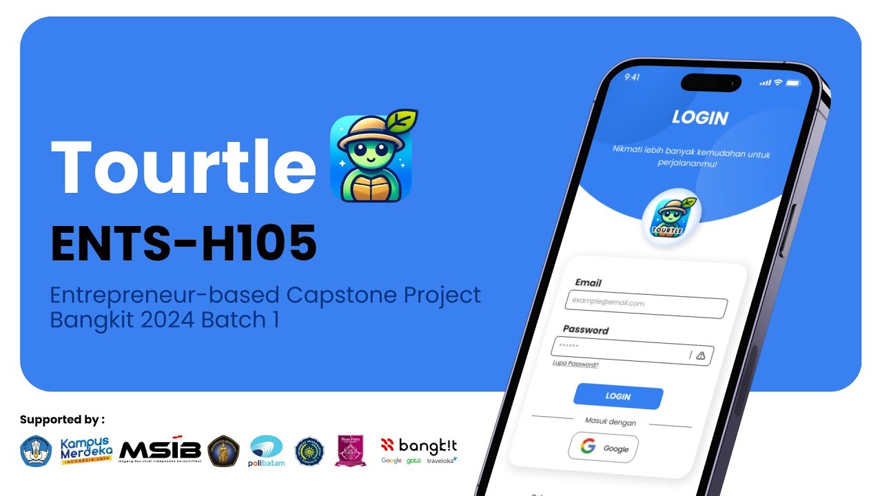 Tourtle - Entrepreneur-based Capstone Presentation | Bangkit 2024 Batch ...