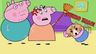 GEORGE ES UN THEREAN PERRO MALO 😡🐶 #peppapig 