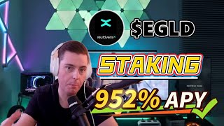Stake EGLD y gana a lo grande: Estrategia alcista con 952% APY