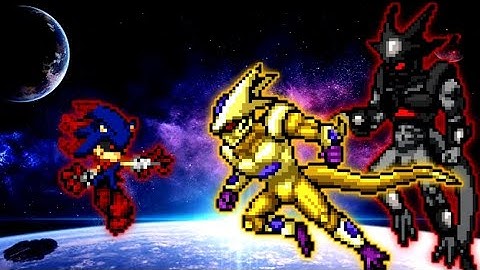 Sonic exe V3 OP (all form) VS Archon OP & Golden Cooler V2 OP in Jump Force Mugen