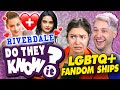 Do YOU Know LGBTQ+ FANDOM SHIPS? (Riverdale, Avengers, Star Wars) | Do They Know It? (React)