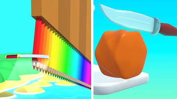 Soap Collect vs Flying Cut - Very Satisfying ASMR Slicing Gameplay