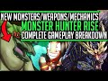 All New Monsters + Weapons + Maps + Features - Full Rise Gameplay Breakdown - Monster Hunter Rise!