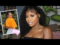Dearra Inspired Long Curly Baby Hair Tutorial FT Girly Girl Wigs 13x5 Curly Lace Wig