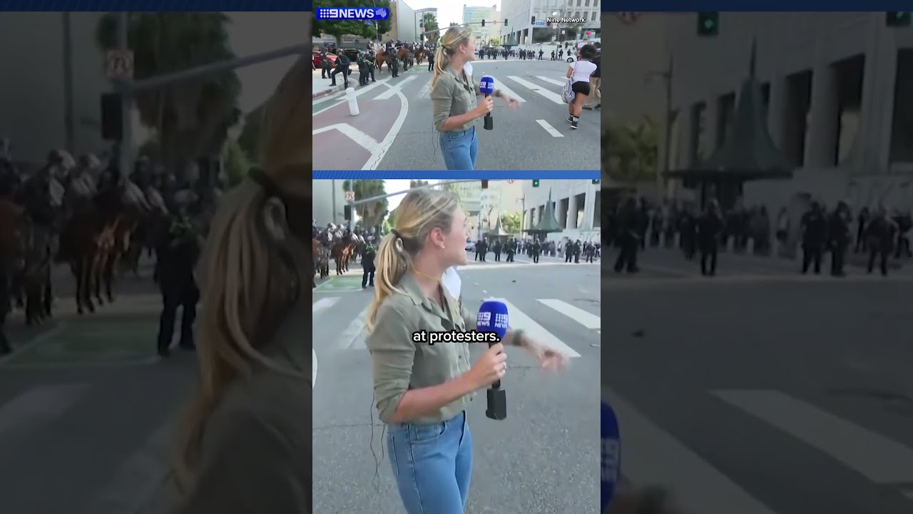 Reporter Shot With Rubber Bullet While Covering Protests In Los Angeles NBC4 Washington