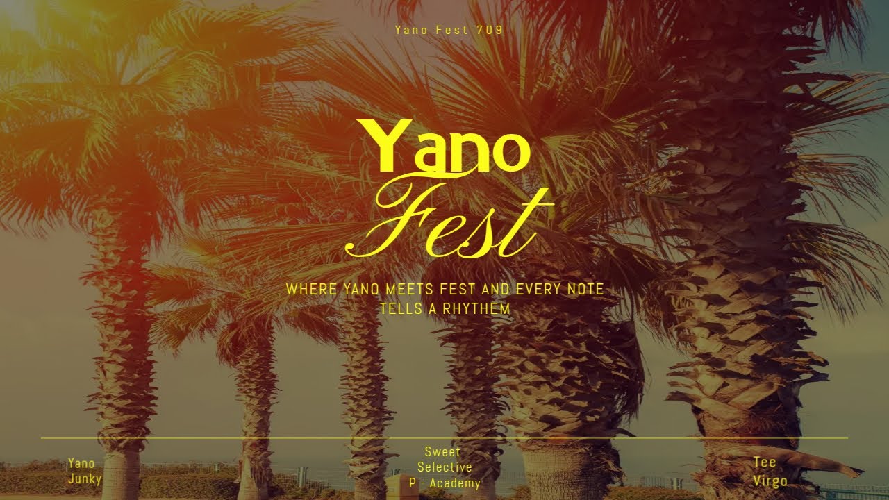 Yano Fest (Live With Tee Virgo)