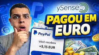 Ysense Pagando em Euro Pesquisas, Ofertas e Jogos