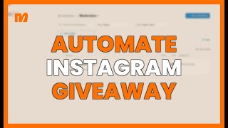 AUTOMATE INSTAGRAM GIVEAWAY RESPONSES WITH MANYCHAT AND AI