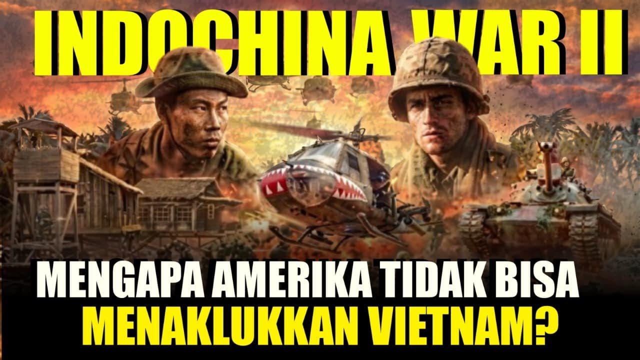 Sejarah Perang Indochina II: Ketika Vietnam Mampu Mengalahkan Kekuatan Amerika 