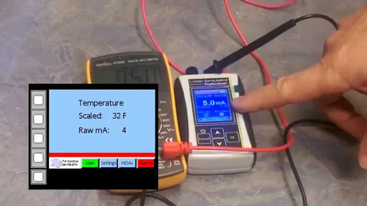 Simulating a 4-20 mA or 0-10VDC on a PLC input or other analog device