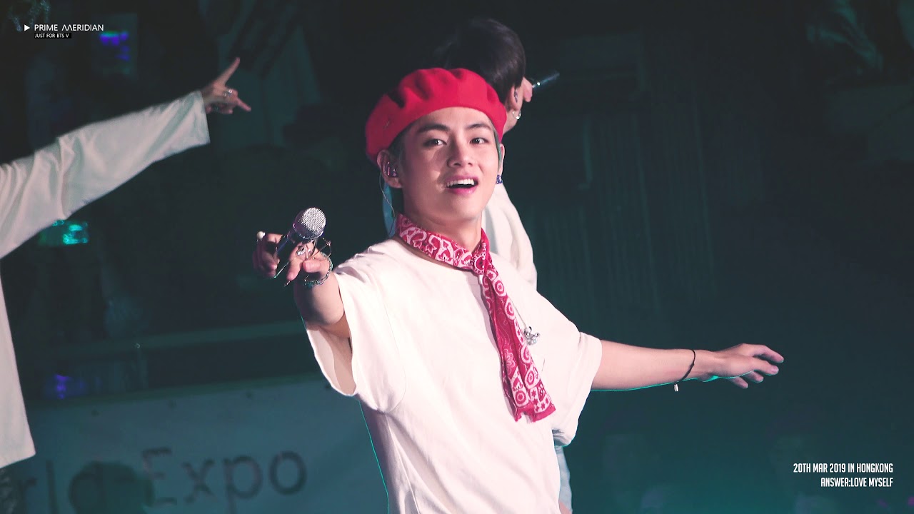 [4K]190320 _LOVE MYSELF_ 뷔 V focus  BTS LOVE YOURSELF TOUR IN HONG KONG