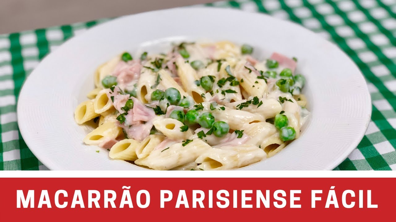MACARRÃO PARISIENSE FÁCIL DE FAZER COM HOME CHEFS