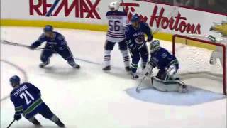 Vancouver Canucks vs Edmonton Oilers Highlights 1/24/12