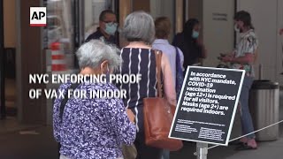 NYC enforcing proof of vax for indoor activities