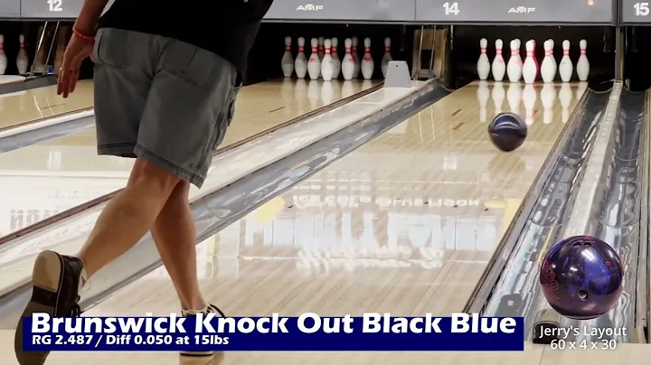 Brunswick - Knock Out Black Blue