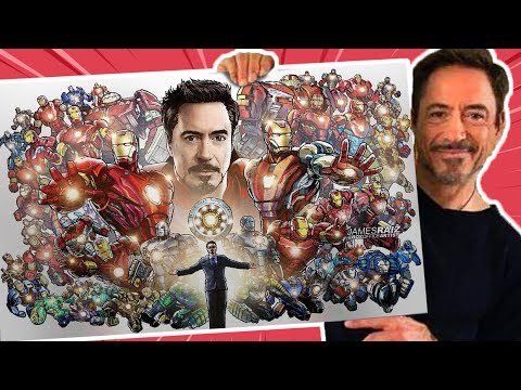 tribute-to-robert-downey-jr---drawing-50-iron-man-suits-in-full-color!