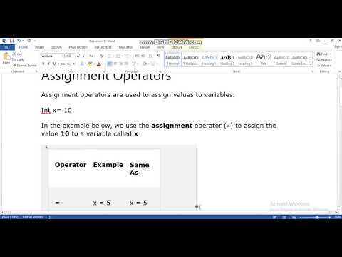 Assignment Operator in C++ Programming language in Urdu