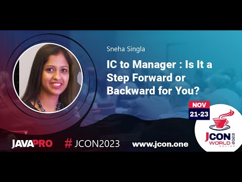 IC to Manager : Is It a Step Forward or Backward for You? | Sneha Singla (EN)
