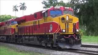 Veterans day Rail fanning in Hialeah | FEC 202 chase, FEC 109, CSX Y190 and more!