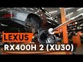 Как заменить стойку амортизатора задней подвески LEXUS RX400h 2 (XU30) [ВИДЕОУРОК AUTODOC]