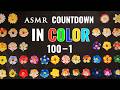 ASMR Slow Countdown for Sleep | in Color | Deep Voice Soft Spoken | Majblomman