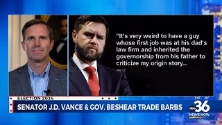 Senator Vance and Governor Beshear trade barbs