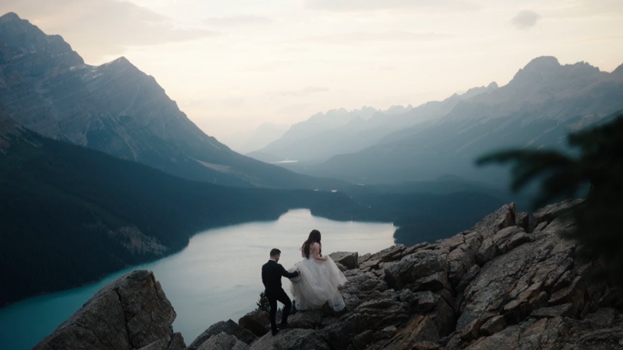 Canmore AB Wedding Film | Ally & Brock | Stewart Creek Golf Club