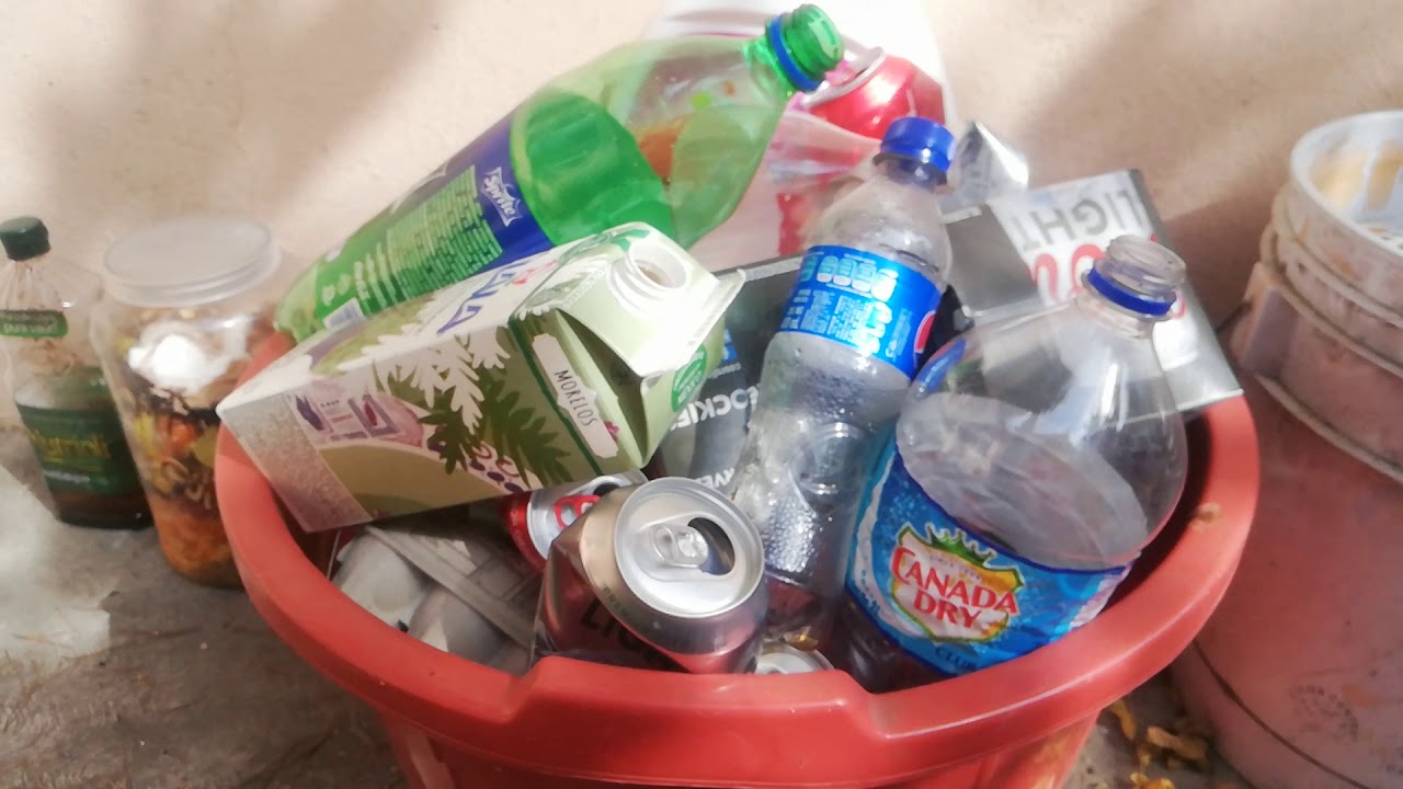 Aprendiendo a separar la basura en casa💕 - YouTube