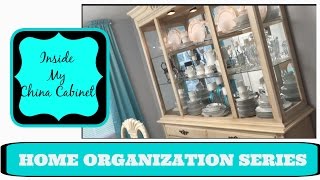 Here is another part to our Home Organization Series. Today we are going to be taking a look deep inside of our China Cabinet. 