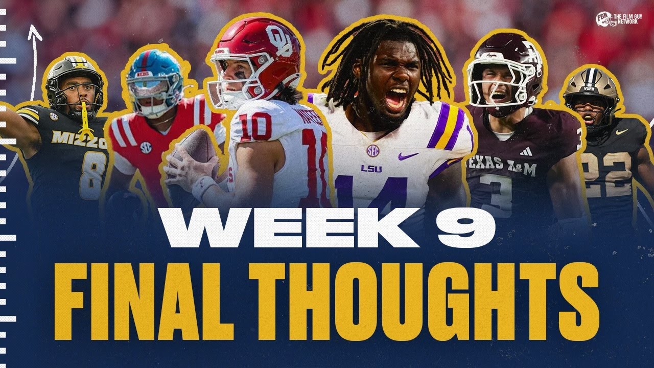 College Football Week 9 Final Thoughts | Final Analysis on the Biggest ...