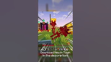 My Town was Attacked by the Nether Army #minecraft #datapack #letsplay