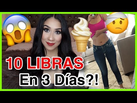 HICE ESTA DIETA PARA PERDER 10 LIBRAS EN 3 DIAS!? 😱 Y ESTOS FUERON MIS RESULTADOS!