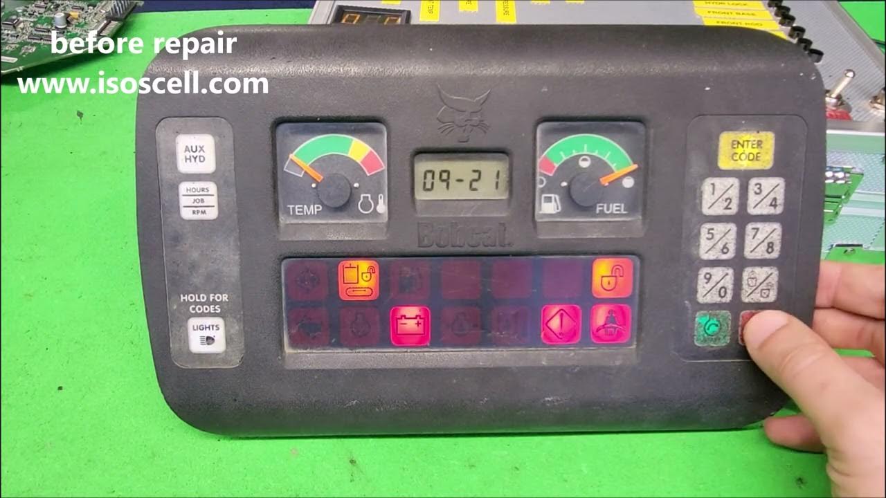 Bobcat Excavator 430, error code 0314 YouTube