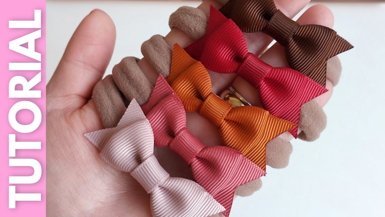 Laço gravatinha com pontas para INICIANTES