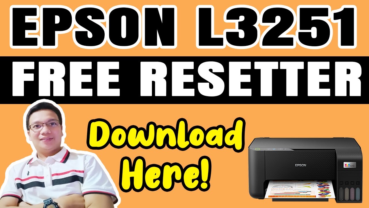 HOW TO RESET EPSON L3251 EPSON RESET YouTube
