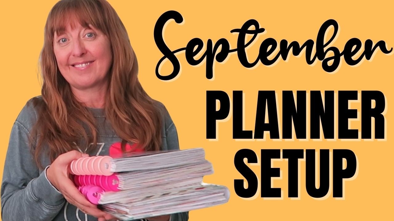 September Planner SetUp, Happy Planner Challenges & Themes Ideas