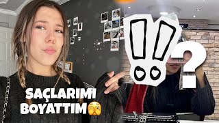 Yeni̇ Saçlarimsaçlarımı Boyattımkuaför Vlog. Tuana Zeybek