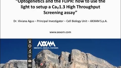 Optogenetics and the FLIPR how to use light to set up a Cav1.3 high-throughput screening assay