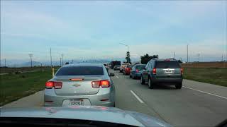 Clovis, CA to Reedley, CA (Time-Lapse)