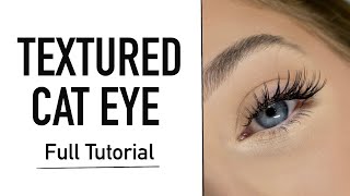 Wispy Dramatic Textured Cat Eye Lash Extension Tutorial | Styling + Mapping