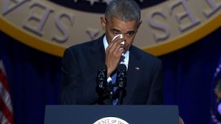 Yes We Did: President Obama's Tearful Farewell