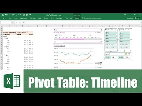 วีดีโอ: ฉันจะเพิ่มไทม์ไลน์ให้กับตัวแบ่งส่วนข้อมูลใน Excel ได้อย่างไร