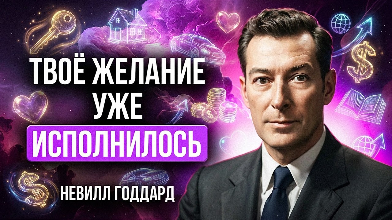 Работает ТАК БЫСТРО, что СТРАШНО! Метод Невилла Годдарда для МГНОВЕННОГО исполнения желаний
