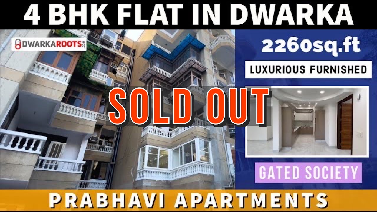 4 BHK Flat in Dwarka Delhi Prabhavi Apartments in Sector 10 Dwarka