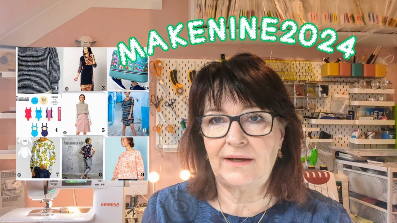 My MakeNine2024 Sewing Plans | Fabrics Revealed | 