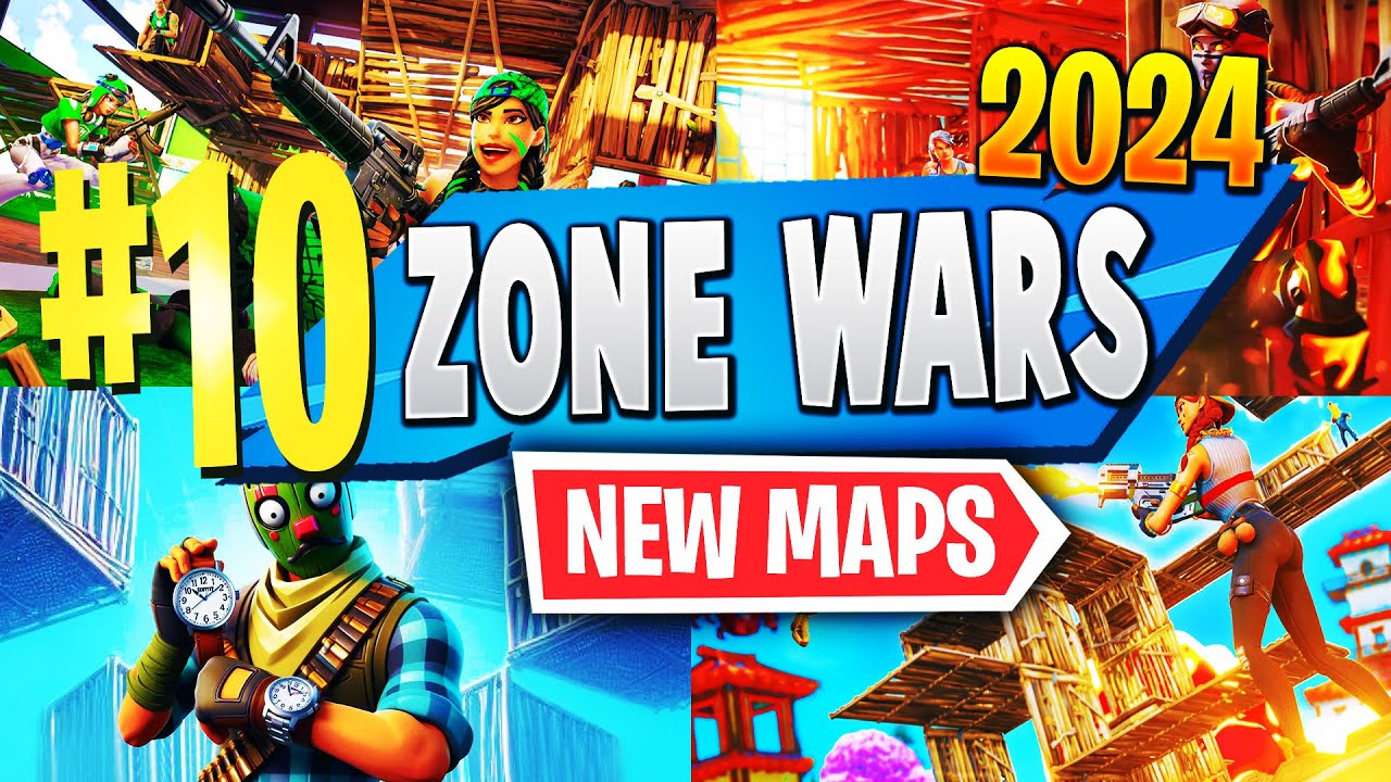 TOP 10 NEW ZONE WARS Creative Maps 2024 | Fortnite Zone Wars Map Codes ...